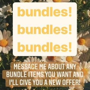 DONT FORGET TO BUNDLE!!